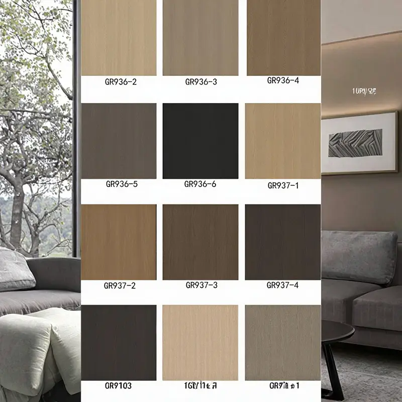 ዘመናዊ ንድፍ ቅጥ PVC ጌጣጌጥ ፊልም